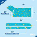 Barkbox Dog Bathrobe Fast Drying with Hook and Loop Closure & Wrap Tie Snuggle, Cute Dogs Clothes, Easy to Clean, Machin