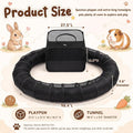 Lewtemi Large Guinea Pig Playpen with Tunnel Ferret Playpen with Carry Bag
