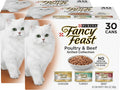 Fancy Feast Purina Grilled Wet Cat Food Poultry and Beef Collection Wet Cat Food VarietyPack - 3 Ounce (Pack of 60)