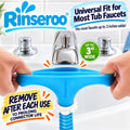 Rinseroo Slip-On Bathtub Faucet Sprayer Attachment, 5 Foot Hose