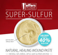 Jeffers Super Sulfur Natural Healing Paste for Dogs, Cats & Horses 8 oz – Wound Care, Skin & Coat Support for Animals, S
