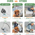 Dog Cone Collar for Recovery: Soft Elizabethan Collar Alternative to Stop Licking, Adjustable Pet Cone for Large, Medium, Small Dogs, for Surgery, Spay, Injury, Skin Treatment