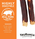 TRURANCH Large Pork Skin Rolls - Chicken-Wrapped Jerky Collagen Rolls - Collagen Chews for Dogs - Real Pork Skin - Rawhi