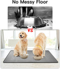 48" x 32" XXXL Largest Pet Food Mat, Silicone Dog Mats for Food and Water, Nonslip Pet Feeding Mats for Floors,Dog Cat B
