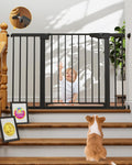 Cumbor 30-48 in Baby Gate for Stairs, Auto Close Dog Gate Indoor