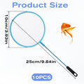 10 Pcs Aquarium Fish Tank Nets, Skimmer Net Fishing Nets Lightweight Tub Accessories Handheld Ultra Fine Mesh Net Outdoo