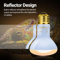REPTI ZOO Reptile Heat Lamp, 2 Pack 50W Daylight Basking Spot Lamp for Reptiles UVA Daylight Heating Lamp Bulb Basking L