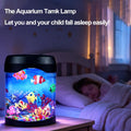 Fake Fish Tank Night Light, 6 Color Changing Aquarium Lamp with 8 Fake Fish