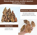 20LB Dragon Stone Rock for Aquascaping,Aquarium Decor, Fish Tank Decorations,4-10 Inches Natural Ohko Stone for Fish Tan