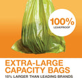 Neater Pets Lift N’ Bag Extra-Capacity Dog Poop Bags Rolls, 20% Thicker Leakproof Poop Bags for Dogs, Extra-Large Dog Po