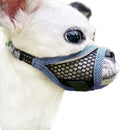 Dog Muzzle, Soft Mesh Muzzles for Small Dogs, Chihuahua Shih Tzu Yorkie Pom, Short Snout Mouth Guard for Barking Biting 