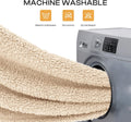 Luciphia Premium Fleece Dog Puppy Blanket Soft Pet Sherpa Calming Cat Blanket Throw for Small Medium Dog Cat(Beige,30x20 inches)