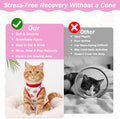 Coppthinktu Cat Recovery Suit Female Cat Onesie for Spay Abdominal Wounds