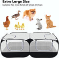 Small Animal Playpen, Portable Large Chicken Coop Run, Foldable Pet Tent