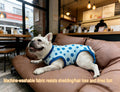 Dog Surgery Recovery Suit After Spay - Dogs Cone Alternative Onesie with Pee Hole, Breathable Anti Licking Neuter Post S