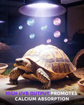 SEAOURA UVB Light for Reptiles with Dimming (Black)
