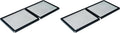 24 inches length x 12 inches width. (Pack of 2)