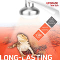 Basking Light for Reptiles, 2-Pack 100W Upgraded Intense Basking Spot, Reptile Heat Bulb Light, UVA Heat Lamp Bulbs for 