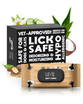 Lick-Safe Daily Pet Wipes for Dogs & Cats - Vet-Approved & Hypoallergenic - Cleans Mud, Odor & Dander - Wipes for Paws, Face & Butt - 10% to Charity - Earth-Friendly & Unscented Cleaning - Pack of 100