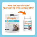 Nutramax Imuquin Immune Health Supplement for Cats, with Astaxanthin and Beta Glucans, 30 Sprinkle Capsules