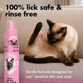 Waterless Cat Shampoo – No Rinse Dry Shampoo for Cats & Kittens, Hypoallergenic Cat Cleaning Foam, Lick-Safe Formula for