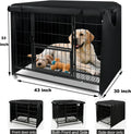 42 Inch Dog Crate Cover for Heavy Duty Dog Cages 900D Oxford (Cover Only)