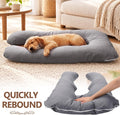 Mifoci Dog Sleeping Pillow for Large & Medium Dogs Calming Body Pillow