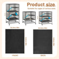 Drydiet 56" x 42" Ferret Playpen Mat, Under Pet Cage Liner, Absorbent/Waterproof Felt Pad for Ferret Cages, Bird Cage Reptile Aquariums, Dog Kennels, with Non-Slip Backing for Hard Floors