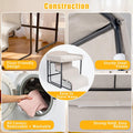 Dog Window Perch with Removable Stairs, Cat Window Seat with Cushioned Platform, Non-Slip Bedside Foam Pet Bed for Cats 