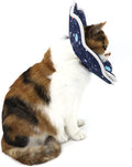 QIYADIN Soft Cat Cone, Adjustable Recovery Collar After Surgery to Prevent Licking Wound, Protective Cat Neck Cone, Comfortable Pet Elizabethan Collar for Cats Kittens and Puppies (M)