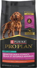 Purina Pro Plan Sensitive Skin & Stomach Puppy Dog Food, Salmon, 4 lb Bag