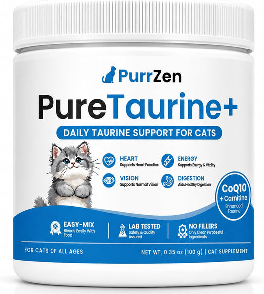 PureTaurine+ Cat Taurine Powder Supplement, Chicken Flavor, 100g