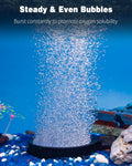 Pawfly Aquarium 4 Inch Air Stone, Fish Tank Airstone Bubble Diffuser for Air Pumps Buckets Fish Tanks Ponds DWC Reservoi