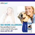 Allerpet Single Solution 16 fl oz Bottle Dander Remover for Pets - Relieves Allergies - Bonus Mitt to Easily Apply Solut