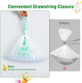 Drawstring Litter Box Liners Compatible with Robot, Heavy Duty Self-Cleaning Litter Boxes Waste Drawer Liners Replacement Bags (100pcs)