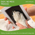 Green Pollywog | Extra-Large Clean Touch Inkless Ink Pad for Pets | Paw/Nose Prints for Dogs & Cats Non-Toxic | Paw Print Stamp Kit | Dog Paw Print Kit | Cat Footprint Keepsake (1-Pack)