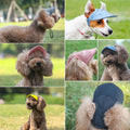 Dog Baseball Cap,1PC Pet Summer Beach Peaked Cap Dog Hat with Ear Holes, Adjustable Cat Visor Sunbonnet Hat for Small Me