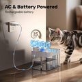 Filterless Cat Water Fountain - Wastewater Separation Pet Dispenser