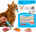 Lickable Cat Treats, Chicken & Cranberry Puree Topper, 10 Tubes