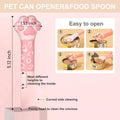 PETPAWLOVELY-Cat&Dog Food Can Covers Lids,Silicone Cat Food Spatula or Can Opener,Cat Treat Spoon.Multi-Function Cat Tre