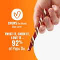 GOOD 'N' FUN Twists Long-Lasting Dog Treat with Real Bully, 12 Count