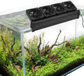 4-Fans Aquarium Chiller with Adjustable 5 Speed Controller 5 Timer Setting, Fish Tank Fan Aquarium Cooling Fan, 90° Adju