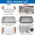 50 Pcs Disposable Bird Cage Liners, 34 x 22 Inch Clear Plastic Bird Cage Liner Large Size Parakeet Cages Bottom Liner fo