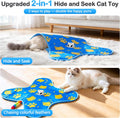 Interactive Cat Toys for Indoor Cats, Rechargeable Hide & Seek Toy