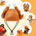 BWOGUE Medium Dog Thanksgiving Turkey Adjustable Party Hat