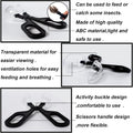 Mini Dustpan Brush Set,Feeding Tongs,Tweezers for Small Animals & Reptiles