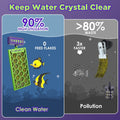 YOBBAI Magnetic Seaweed Feeder, Swinging Motion Nori Feeder, Seaweed Clip for Tangs Angels Freshwater and Shrimp Tanks