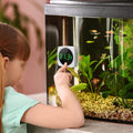 PAIZOO Aquarium Thermometer, LED Digital Fish Tank Thermometer, White