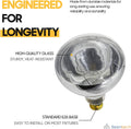 Seentech 250 Watt R40 Clear Heat Lamp Bulb – Infrared Flood Reflector Light, Incandescent Spotlight for Food Warmer, Bro