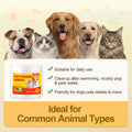 Dog Ear Finger Wipes for Dogs & Cats, Green Tea Scent, 50 Count